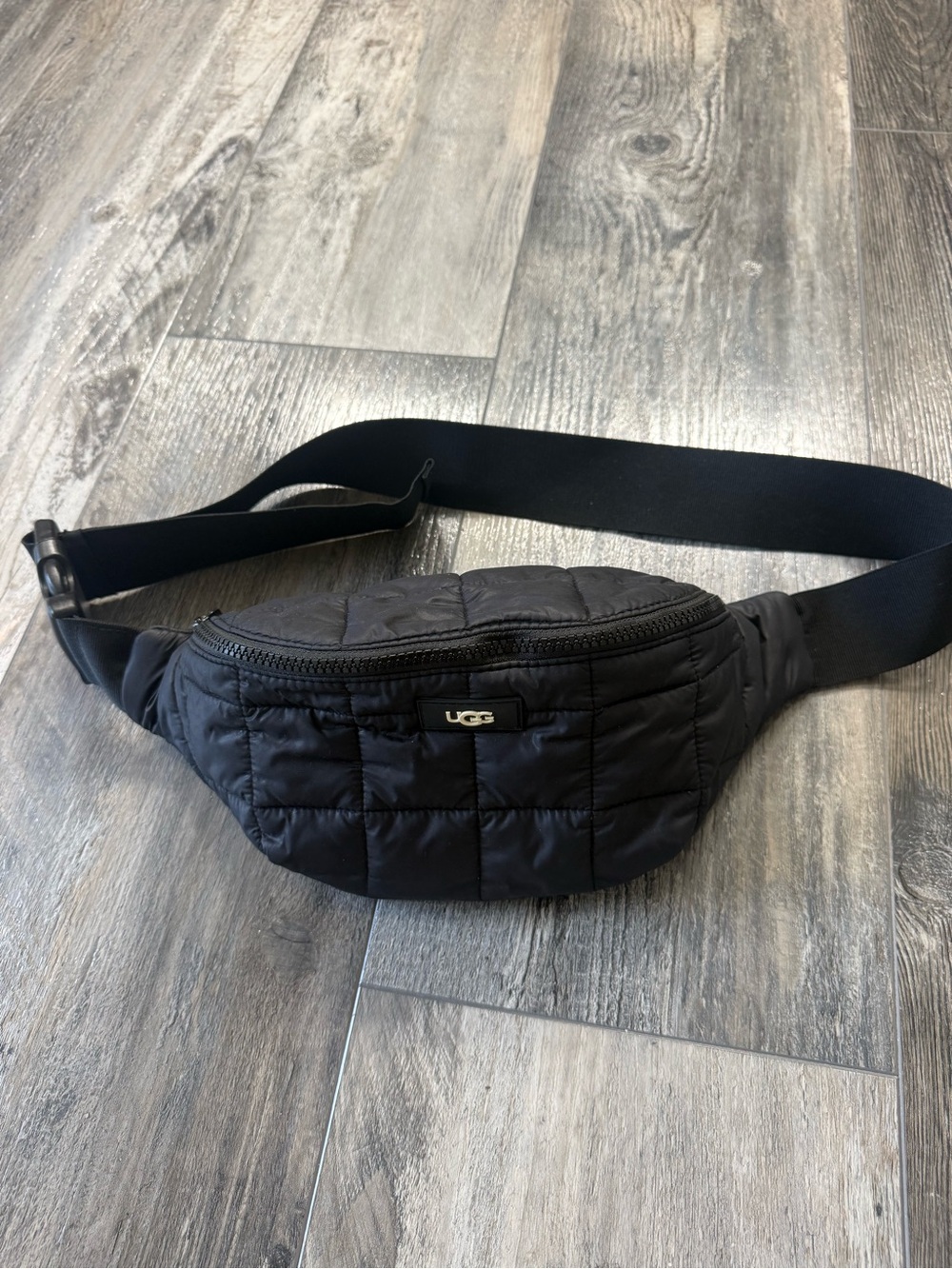 UGG Black Quilted Belt Bag